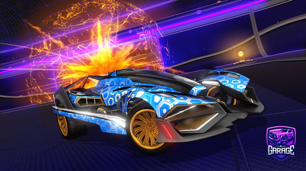 A Rocket League car design from CJ27