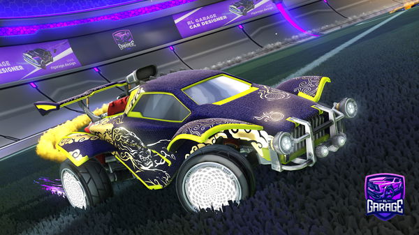 A Rocket League car design from Amiguinhoespancaxota