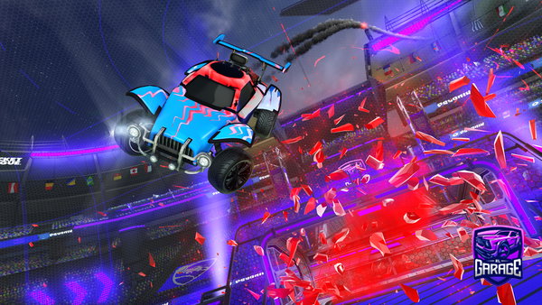 A Rocket League car design from Nezki-