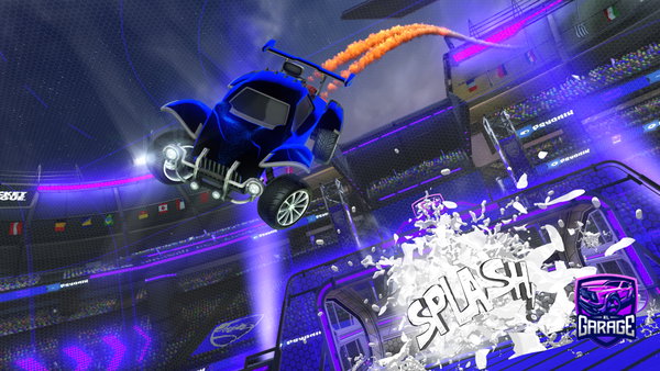 A Rocket League car design from vxzxy