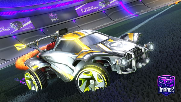 A Rocket League car design from CeasarSalad17