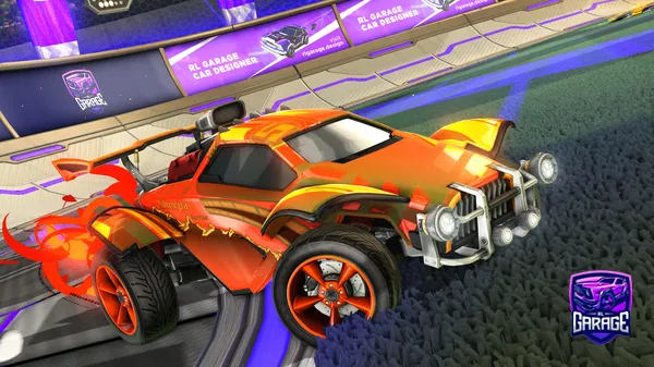 A Rocket League car design from Warrior11