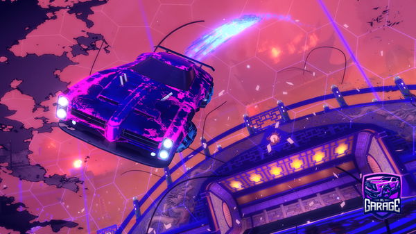 A Rocket League car design from meglabot