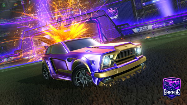 A Rocket League car design from SWAT77