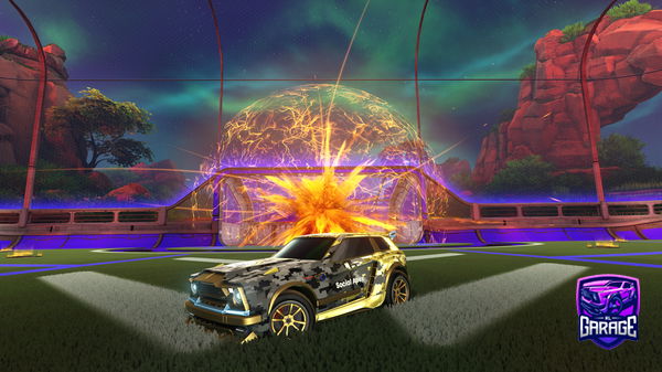 A Rocket League car design from RusinaRacing