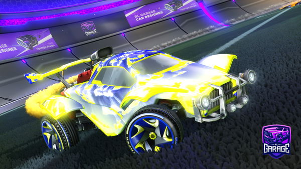 A Rocket League car design from doctorxboxlive