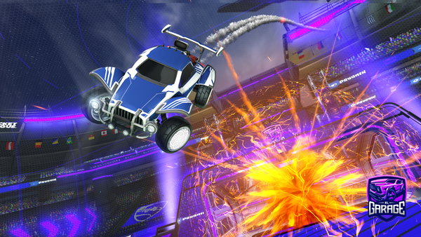 A Rocket League car design from Fake009