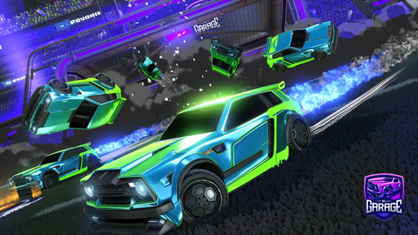 A Rocket League car design from mrferro