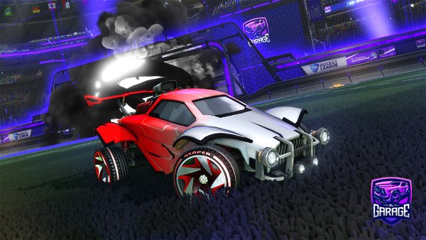 A Rocket League car design from TextMeOnHereFirst