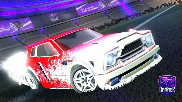 A Rocket League car design from PandaRLOnTT