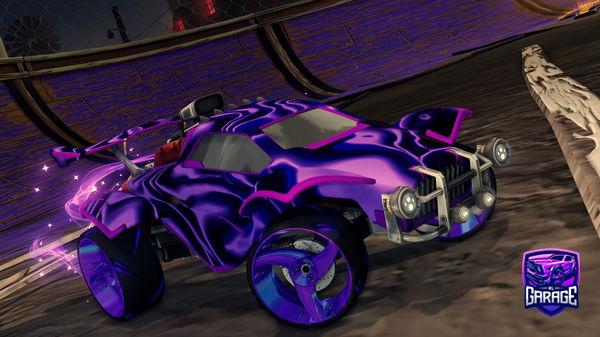 A Rocket League car design from Capybara_RL