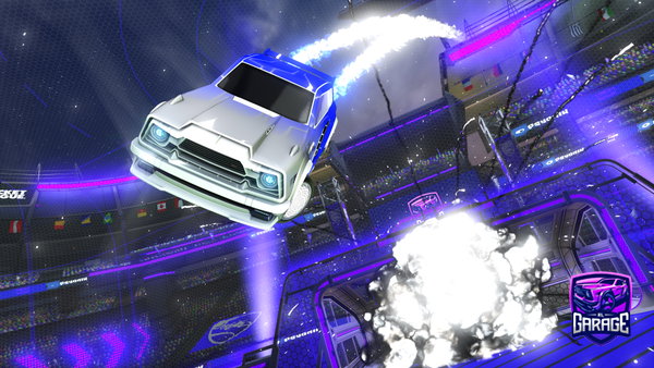 A Rocket League car design from DxltonOnYT