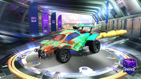 A Rocket League car design from CODE-L3UM4S_exe