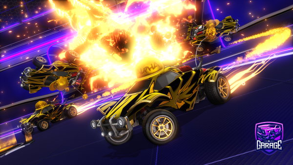 A Rocket League car design from blueKLN17