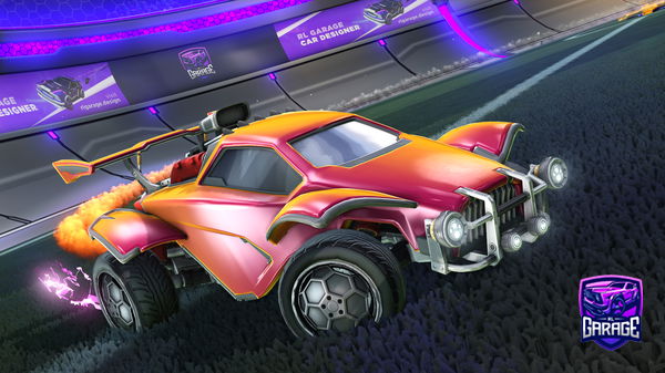 A Rocket League car design from raphrl5