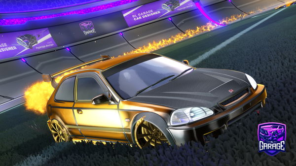 A Rocket League car design from Brodinho245