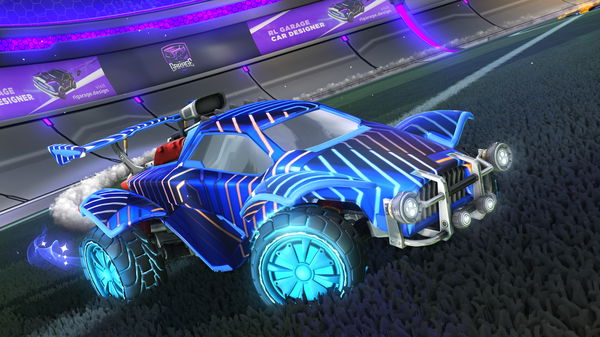 A Rocket League car design from CosmicEclipse274