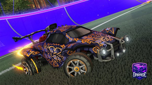 A Rocket League car design from rugero