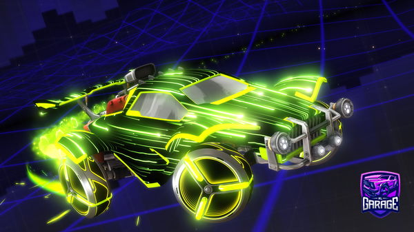 A Rocket League car design from abrokenlink