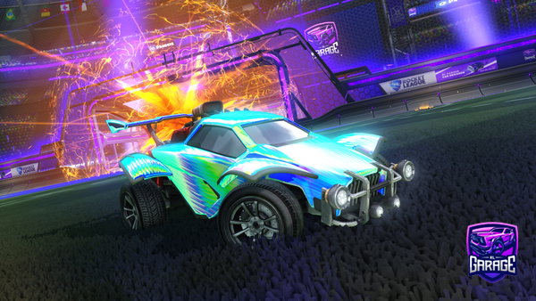 A Rocket League car design from JbHenry