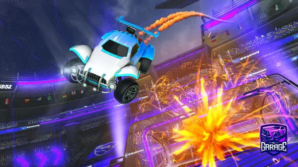 A Rocket League car design from Board