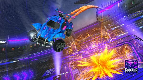 A Rocket League car design from Zearez