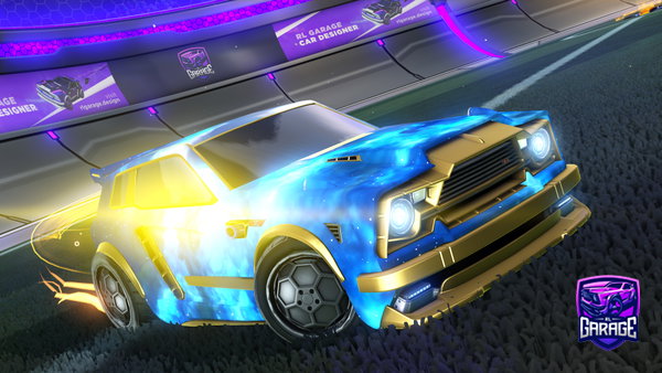 A Rocket League car design from CherryStar81