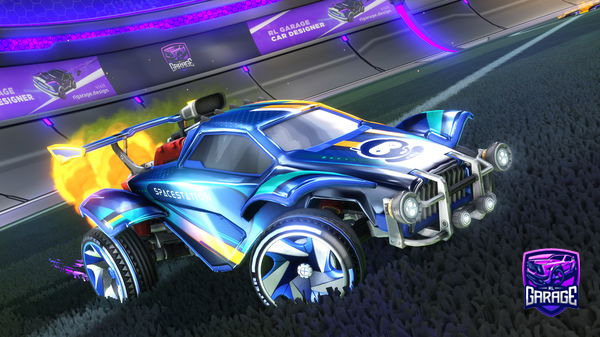 A Rocket League car design from Wiw7325