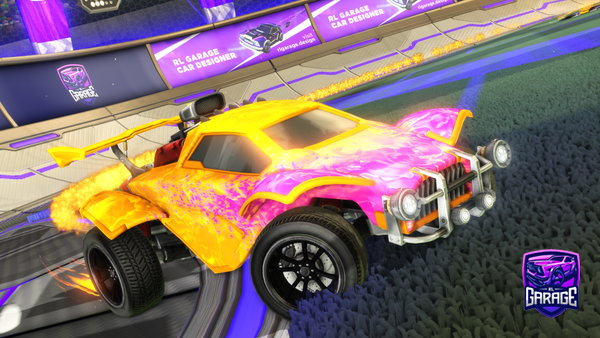 A Rocket League car design from Tub617