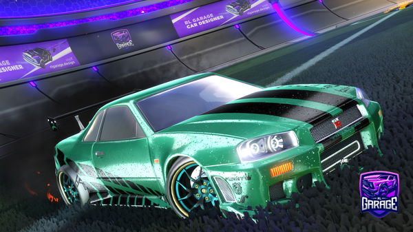 A Rocket League car design from yhm81