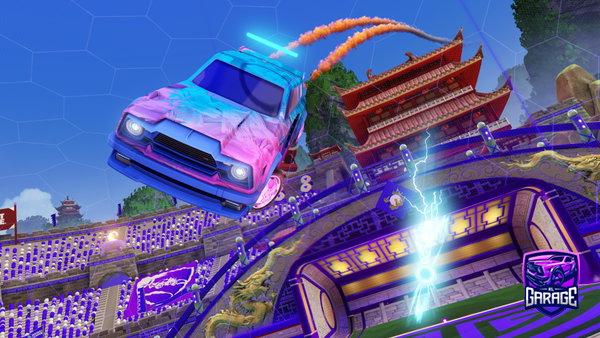 A Rocket League car design from boiba