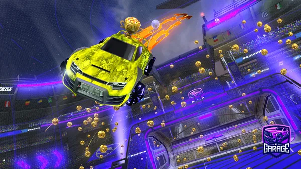 A Rocket League car design from Mystic-Demo