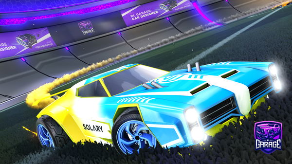 A Rocket League car design from GT-ROUSH