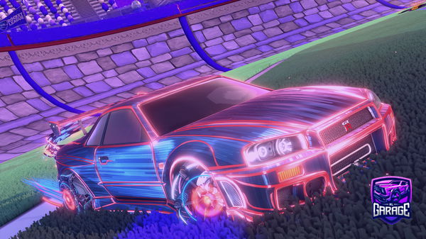 A Rocket League car design from Imnubking