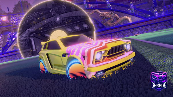 A Rocket League car design from OmgAlvickx