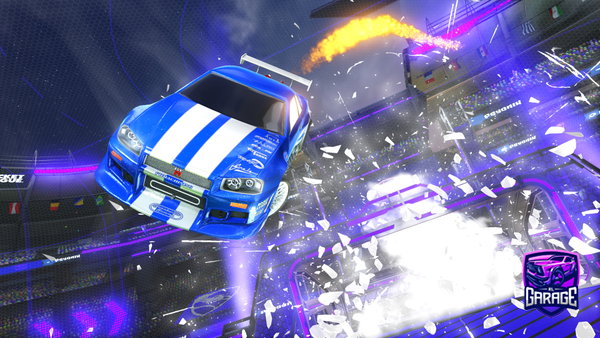 A Rocket League car design from Dorkita331