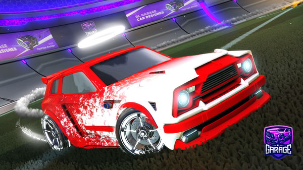 A Rocket League car design from lINightmxreI