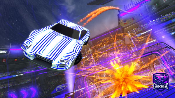 A Rocket League car design from sasaetsu