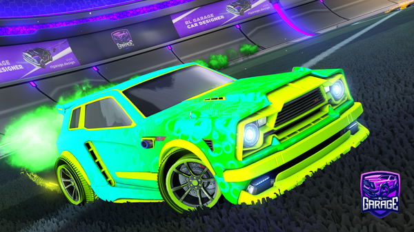 A Rocket League car design from namemane143