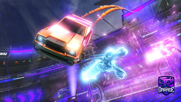 A Rocket League car design from SrananUDA