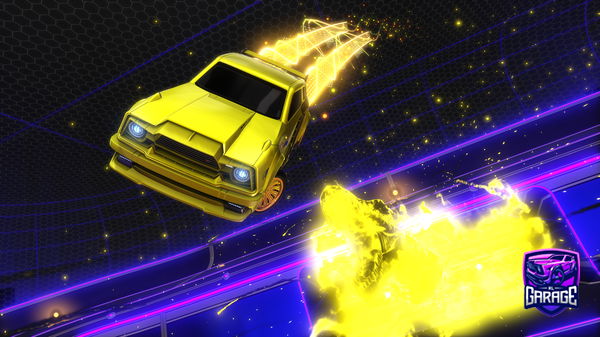 A Rocket League car design from UnderZombie001