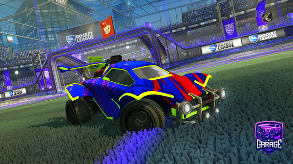 A Rocket League car design from Lajeli1