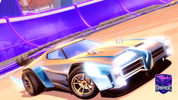 A Rocket League car design from Black_Ink