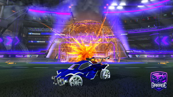 A Rocket League car design from Treptic