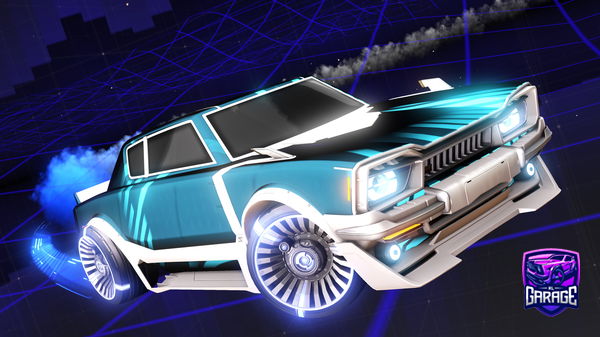 A Rocket League car design from Waavz
