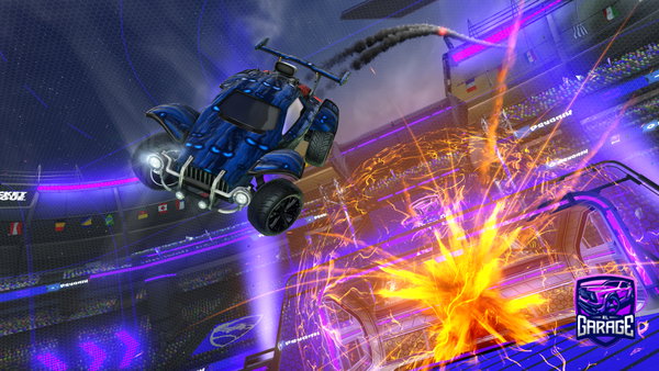 A Rocket League car design from P-Tiger08