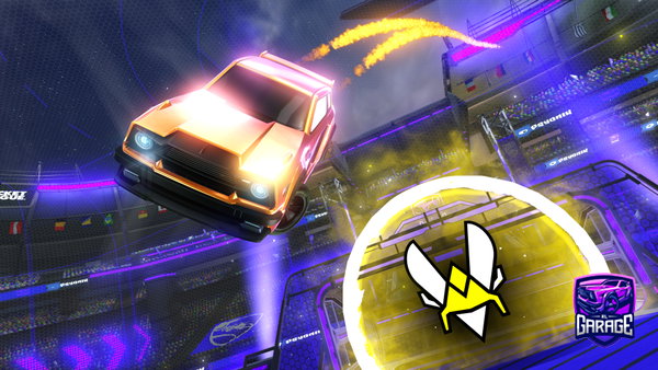 A Rocket League car design from Keylesslynx