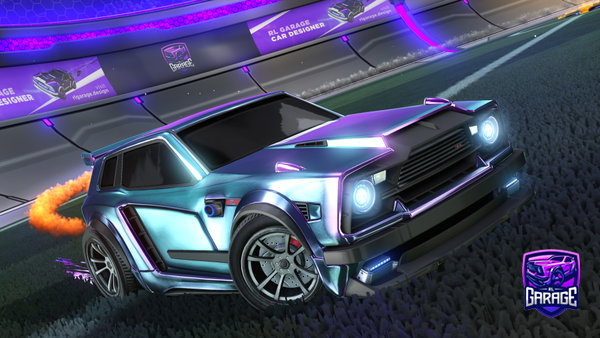 A Rocket League car design from SVKU