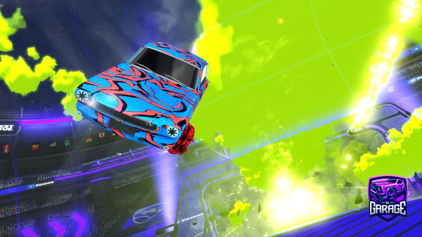 A Rocket League car design from Bear_WRLD