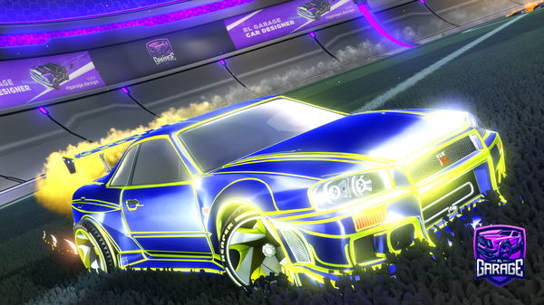 A Rocket League car design from Milesgamerb